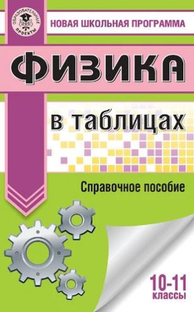 Физика в таблицах. 10-11 классы.