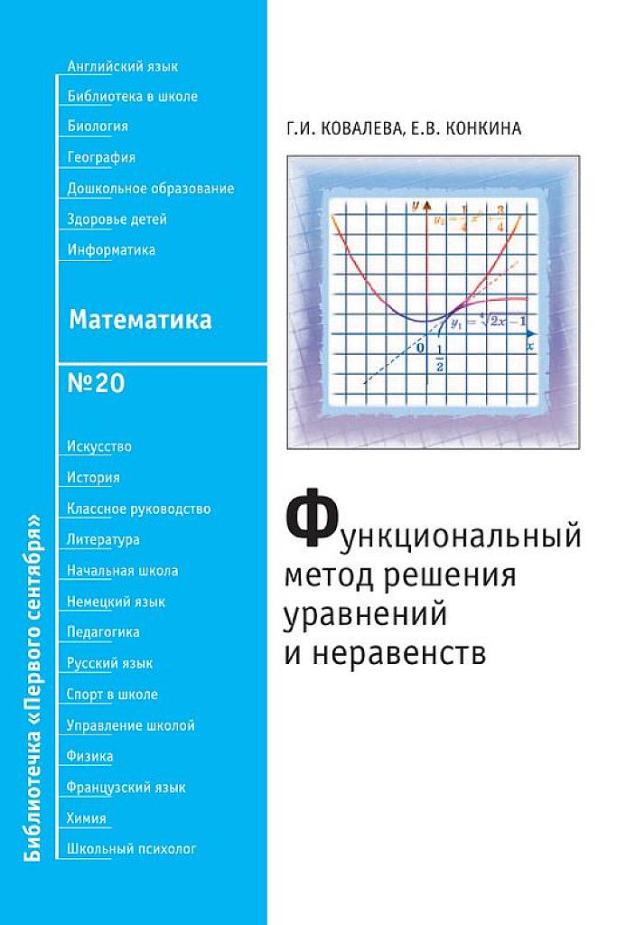Функциональный метод решения уравнений и неравенств.