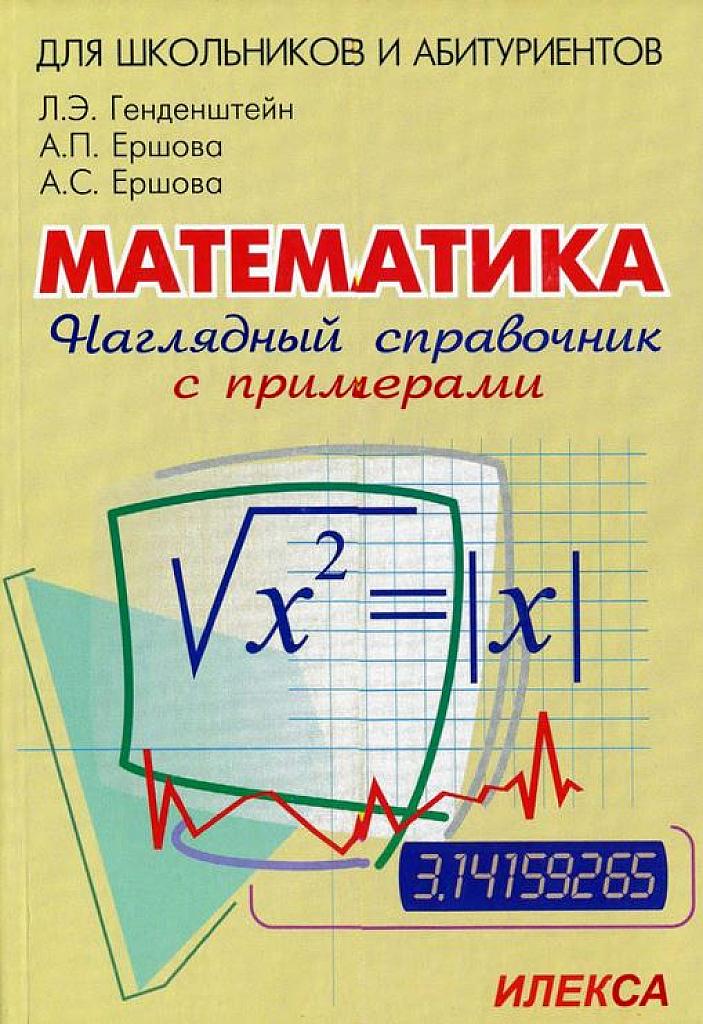 Наглядный справочник по математике с примерами.