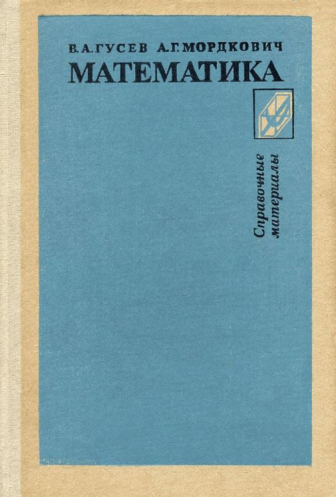 Справочные материалы по математике. 1988.