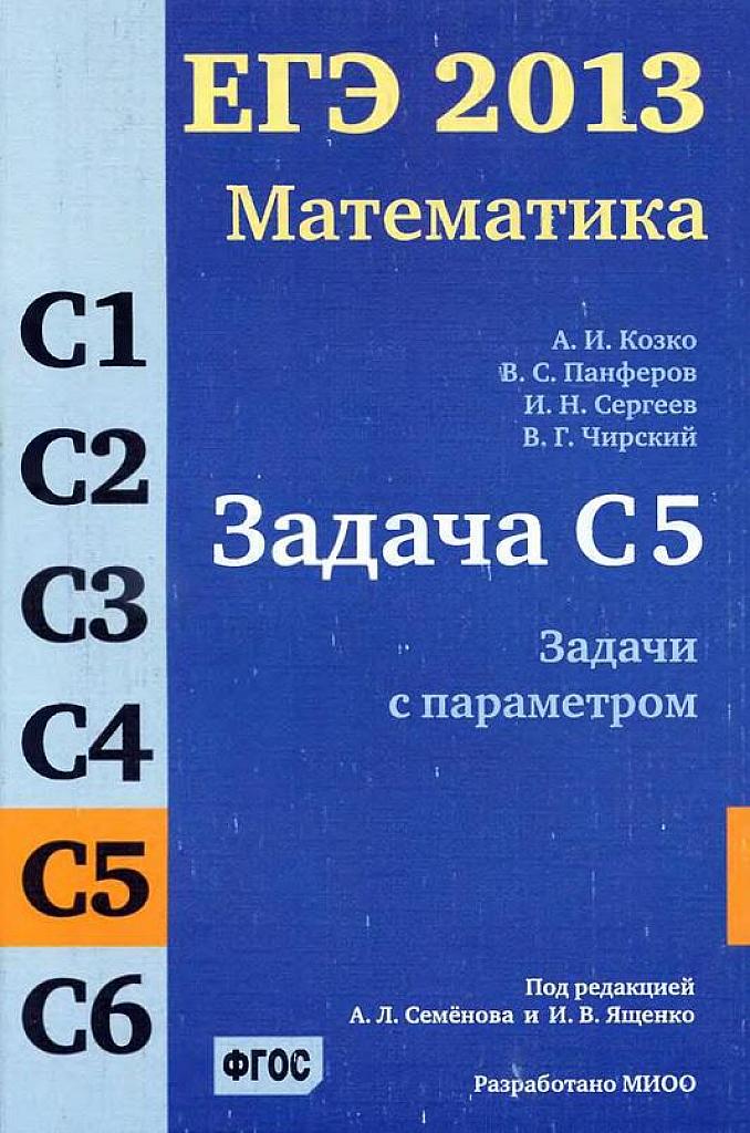 Задача С5. 2013