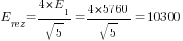 E_rez={4*E_1}/sqrt{5}={4*5760}/sqrt{5}=10300
