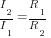 I_2/I_1=R_1/R_2