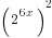 (2^{6x})^2