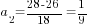 a_2={28-26}/18={1/9}