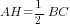 AH={1/2}BC