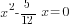 x^2-{5/12}x=0