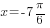 x=-7{pi}/6