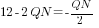 12-2QN=-QN/2