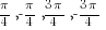 {pi}/4, -{pi}/4, {3{pi}}/4, -{3{pi}}/4