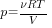 p={{nu}RT}/V