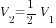 V_2={1/2}V_1