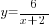 y=6/{x+2}