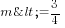 m<=3/4