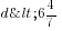 d<6{4/7}