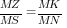 MZ/MS=MK/MN