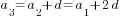 a_3=a_2+d=a_1+2d