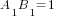 A_1B_1=1