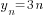 y_n=3n