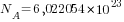 N_A=6,022054*10^23
