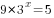 9*3^x=5