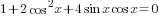 1+2cos^2 x+4sin x cos x=0