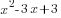 x^2-3x+3