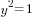 y^2=1