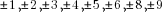 pm{1}, pm{2}, pm{3}, pm{4}, pm{5}, pm{6}, pm{8}, pm{9}