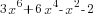 3x^6+6x^4-x^2-2