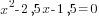 x^2-2,5x-1,5=0