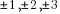 pm{1}, pm{2}, pm{3}