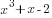 x^3+x-2